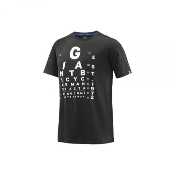 Majica GIANT Eye chart, kratki rukavi, crna boja