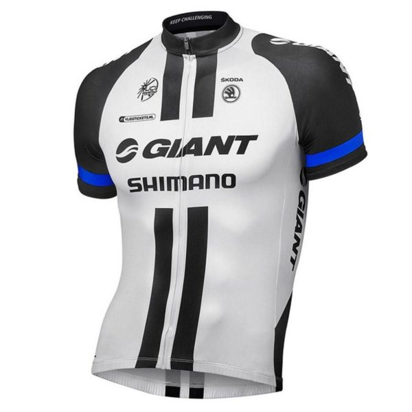 GIANT Shimano Team majica, kratki rukavi, bijela/crna