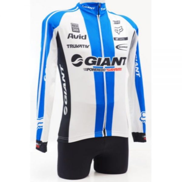 GIANT Off Road Team majica dugi rukavi, bijela/plava/crna boja
