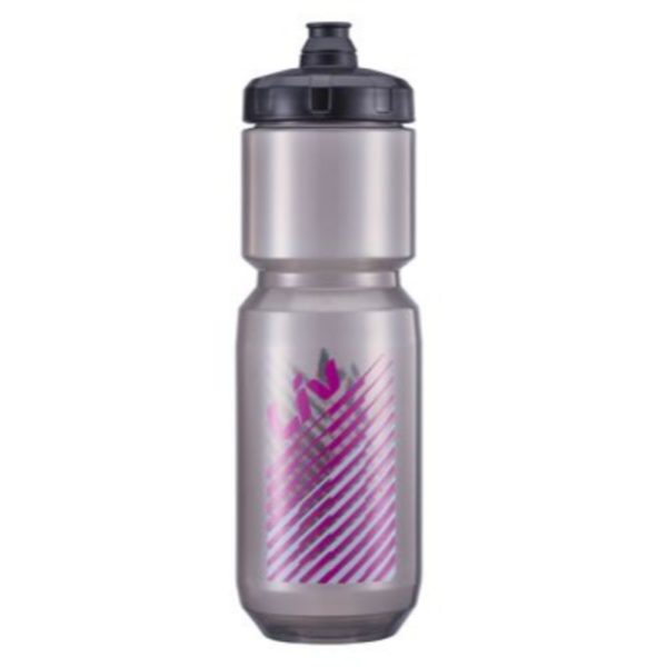 LIV DoubleSpring bidon 750 ml, prozirna/crna/roza