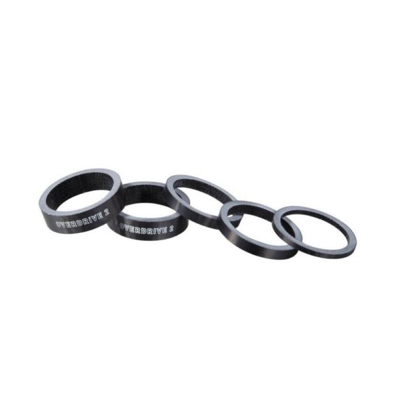 GIANT set odstojni prsten - OD2 1x2,5 mm/2x5 mm/2x10 mm, karbonski