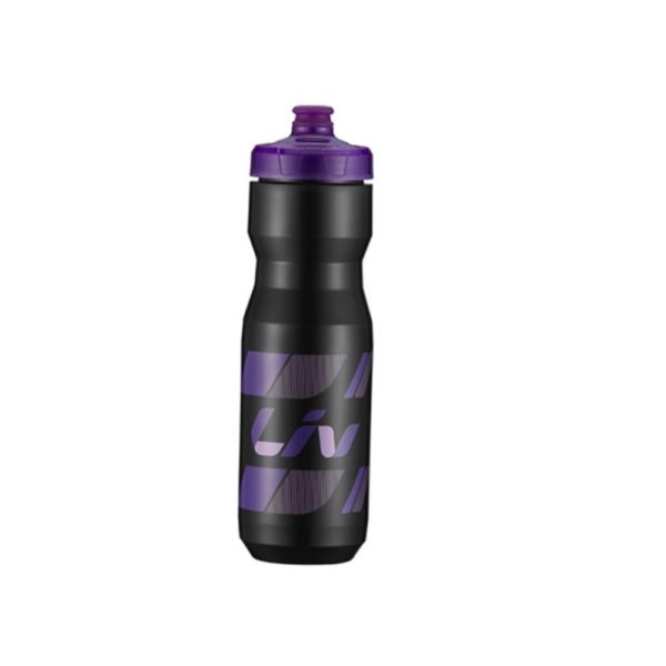 Liv PourFast DoubleSpring bidon, 750 ml, crna/ljubičasta boja