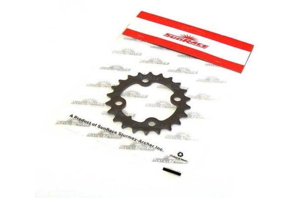 SUNRACE LANČANIK CRMX0 22T, 64BCD ALU. CRNI