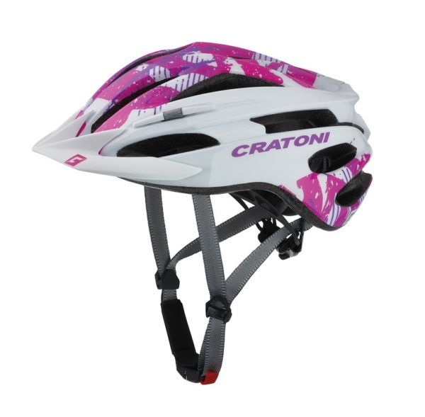 KACIGA CRATONI PACER MTB BIJELA/ROZA GLOSS
