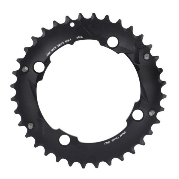 Lančanik MTB 36T S1 104bcd AL5 crna