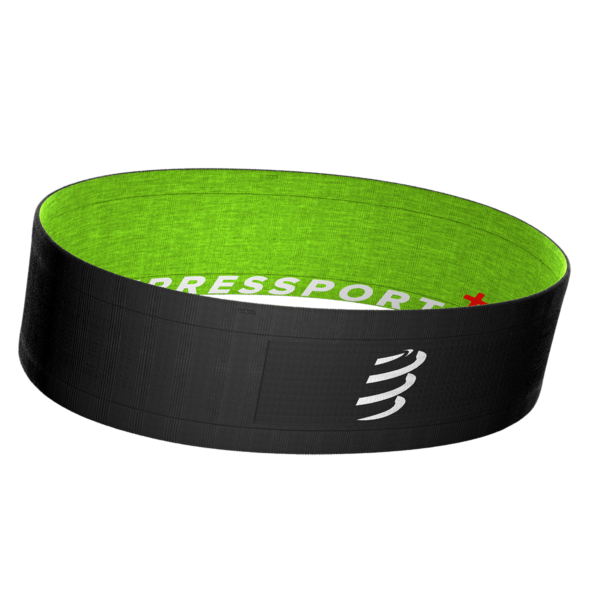 Pojas Compressport Free Belt Black/Lime