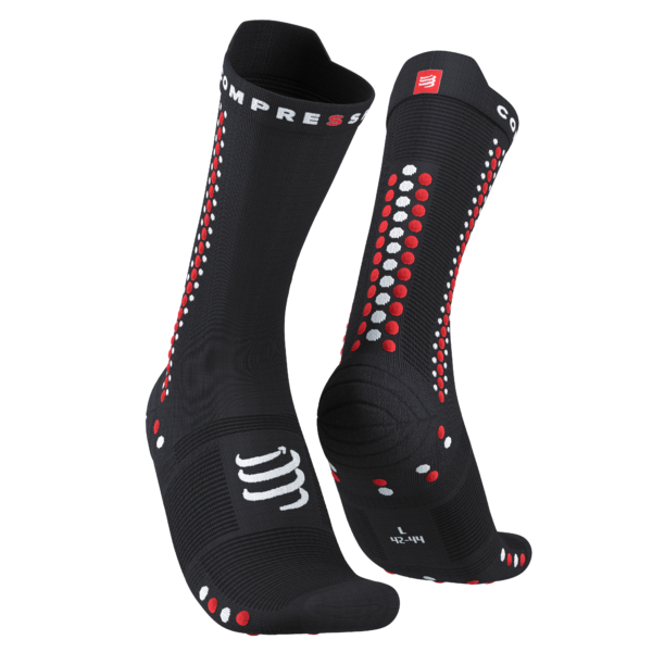 Čarape Compressport PRS V4.0 Bike Black/Red