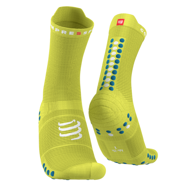 Čarape Compressport PRS V4.0 Run High Primerose