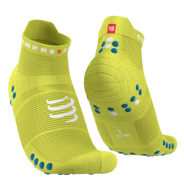 Čarape Compressport PRS V4.0 Run Low Primerose