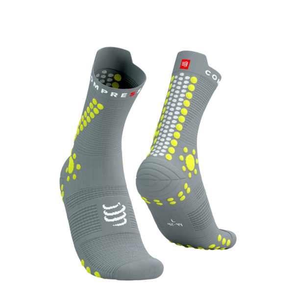 Čarape Compressport PRS V4.0 Trail Alloy/Primro