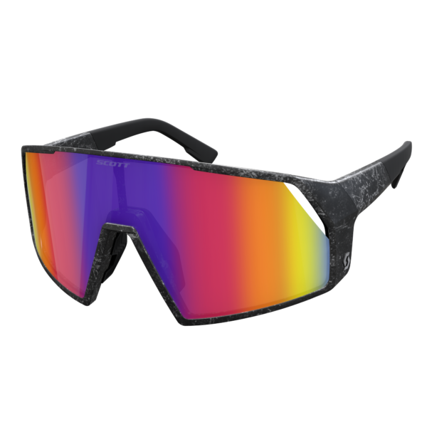 Naočale Scott Pro Shield crna, crvena krom leća