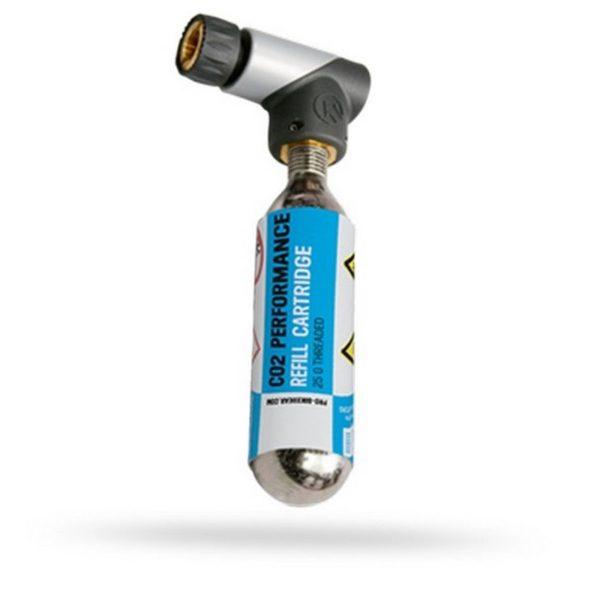 Mini pumpa PRO Micro CO2 16g crna/srebrna