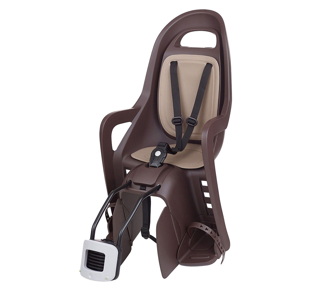Sjedalo za djecu stražnje Polisport Groovy FF 29" na okvir dark brown