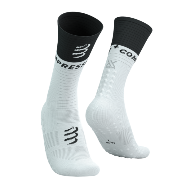 Čarape Compressport Mid Compression Socks V2.0 White/Black