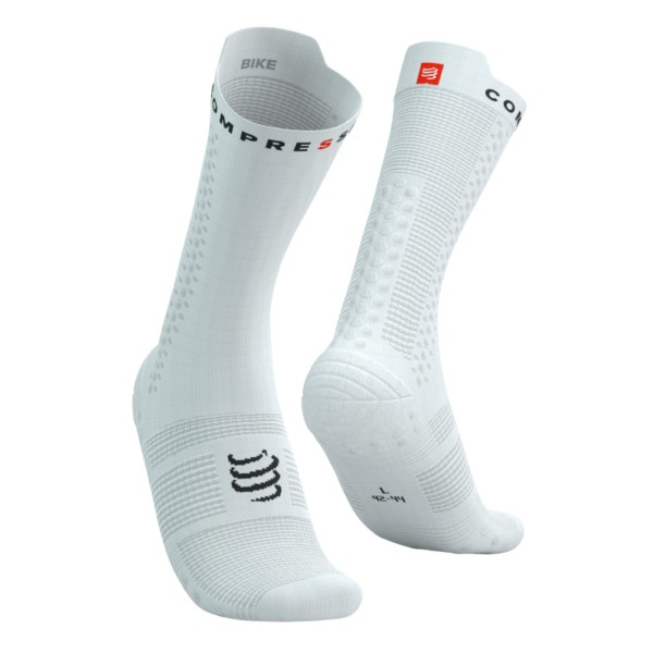 Čarape Compressport PRS V4.0 Bike White/Black