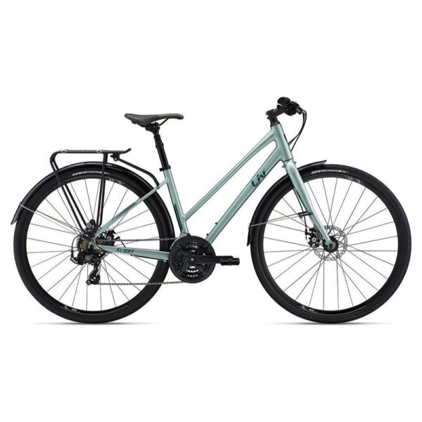 BICIKL GIANT LIV Alight 3 City Disc Silver Green 2024