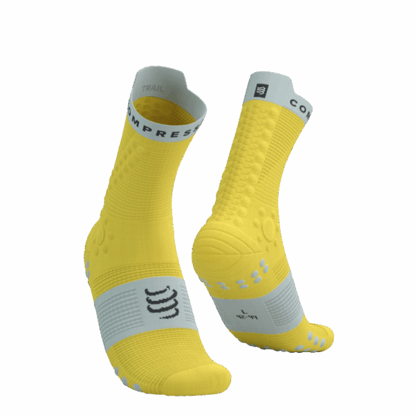 Čarape Compressport PRS V4.0 Trail Maize/Dawn Blue