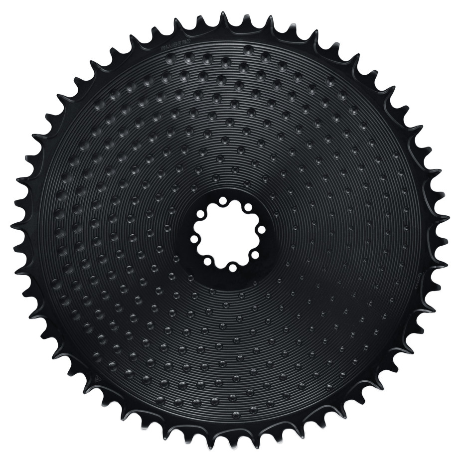 Lančanik Alugear AERO Golf Ball 46T Round SRAM 8-bolt Road/Gravel crna
